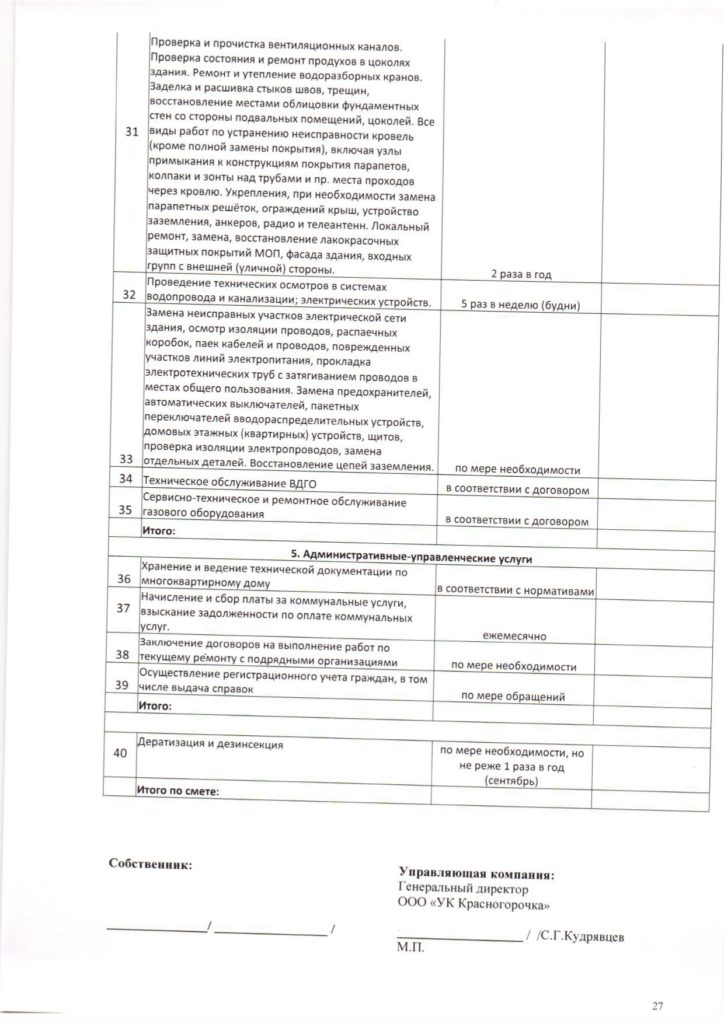 Образец договора управления.